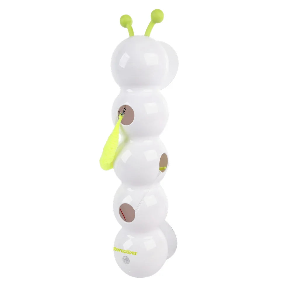 Interactive Cat Toy Intelligent Motion Activated Wack A Worm Post Toy