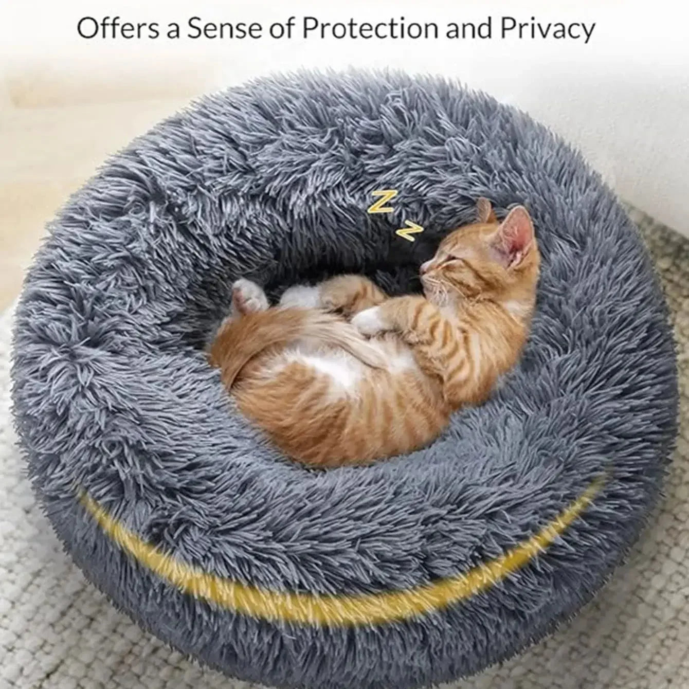 40-90cm Round Pet Bed for Large Dog Bed