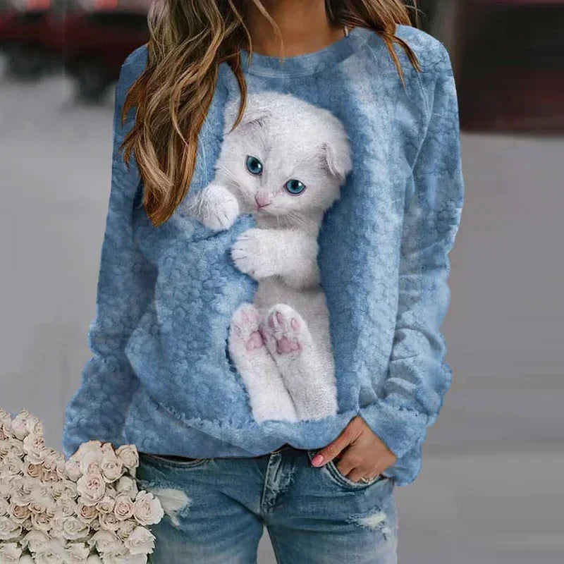 Lovely Dog Hoodie Women Fashion Hoodies Sweatshirts