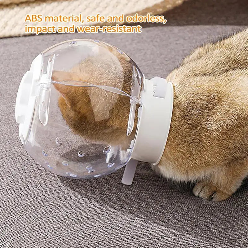 Cat Muzzle Cat Grooming Masque Clear Cat Adjustable Hood Pet Grooming Cover Accessory Prevent from Cats Biting Chewing
