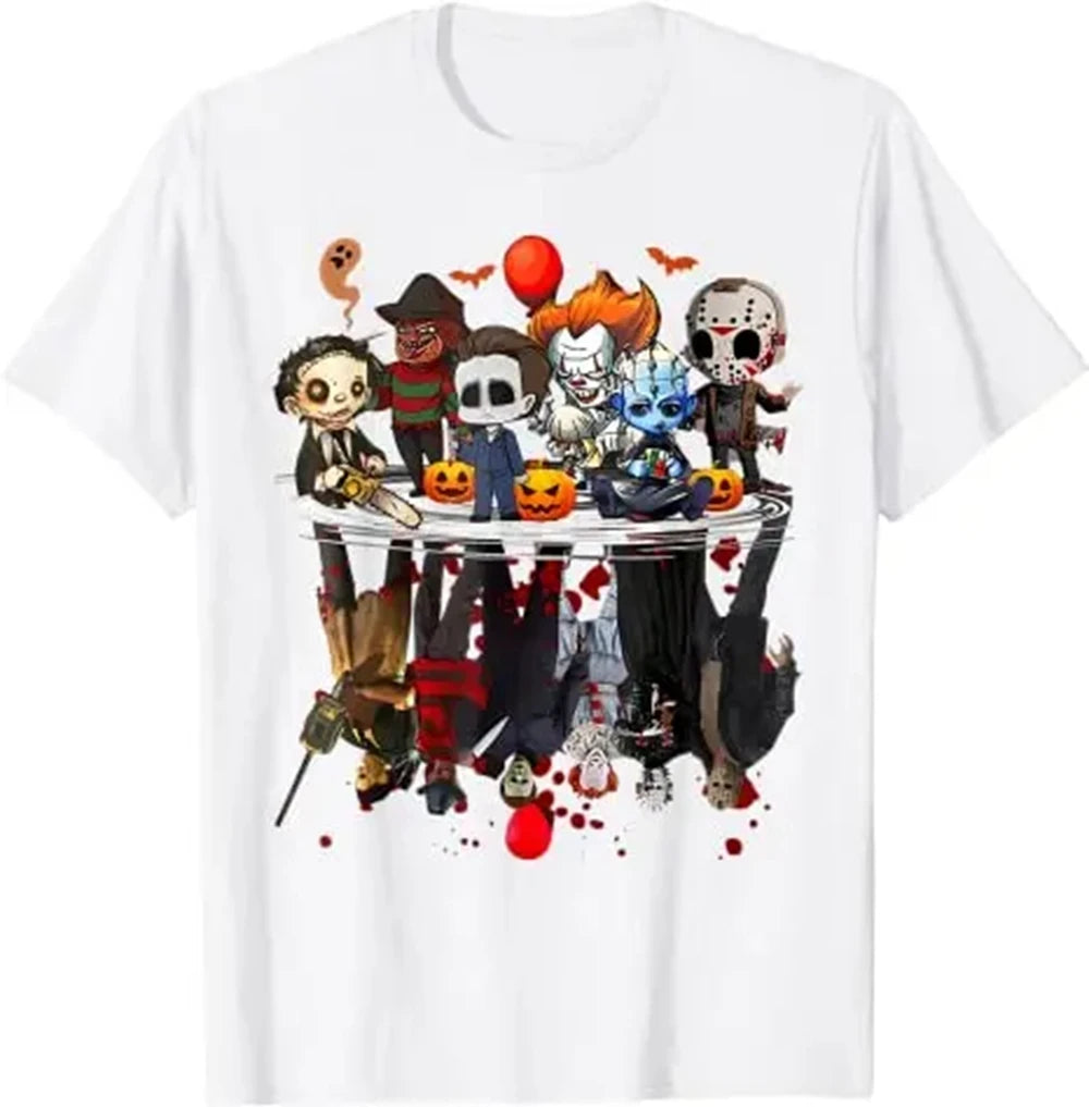 Horror Movies Character Halloween Costume Gift T-Shirt