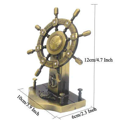 ERMAKOVA Metal Architecture Figurine World Famous Landmark Building Souvenir Statue Home Office Desktop Decor Christmas Gift